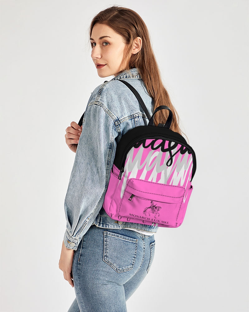 Empress Pink Mini Canvas Backpack