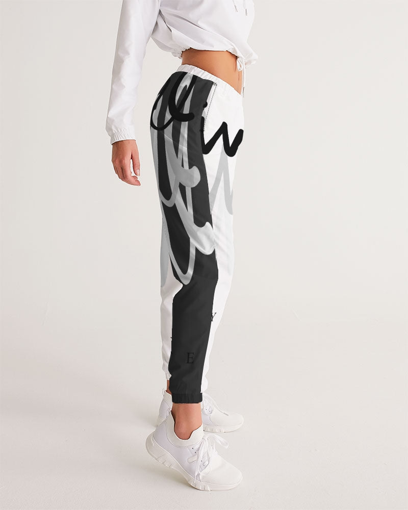 Monarch Luxury MKE - Eboni-Onyx Women's All-Over Print Track Pants