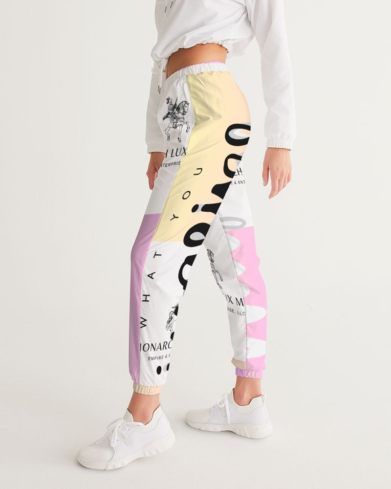 Monarch Luxury MKE - Millenial Orchid Women's All-Over Print Track Pants