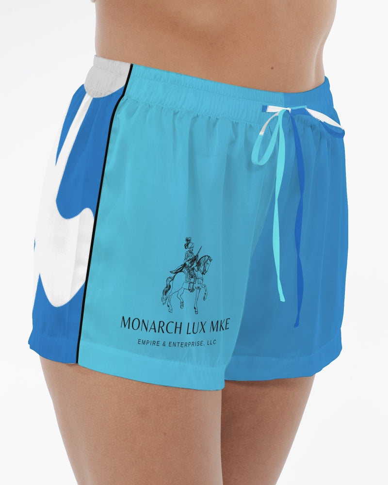 Cortana Blue Empress Women's Satin Pajama Shorts