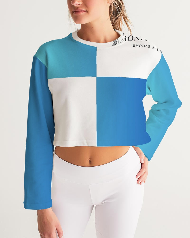 Monarch Luxury MKE - Imagine (Cortana) Women's All-Over Print Cropped Sweatshirt