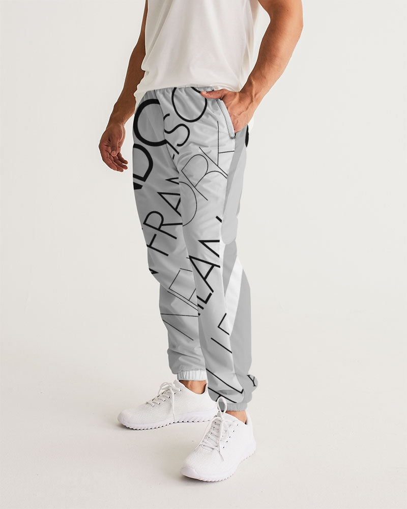 Monarch Luxury MKE - White Smoke Men's All-Over Print Track Pants