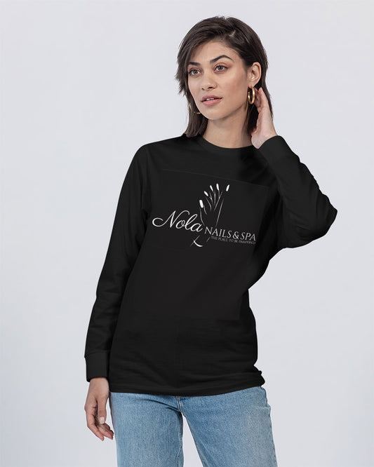 Nola Nails & Spa Unisex Long Sleeve Tee | Lane Seven