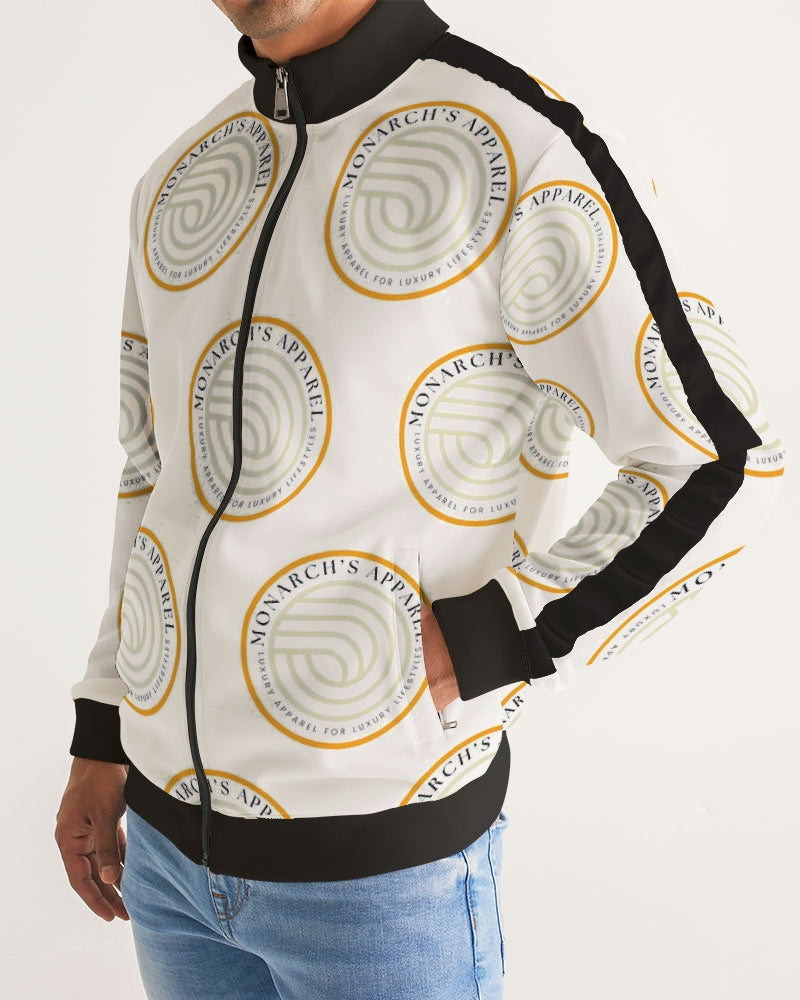 Monarch Lux MKE Men's All-Over Print Stripe Sleeve Track Jacket