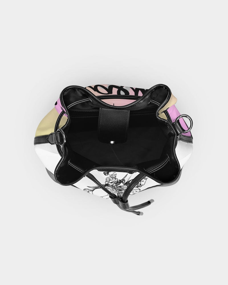 Monarch Luxury MKE - Millenial Orchid Mini Drawstring Bucket Bag