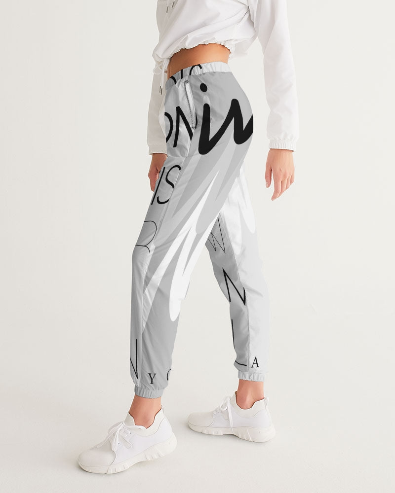 Monarch Luxury MKE - White Smoke Women's All-Over Print Track Pants