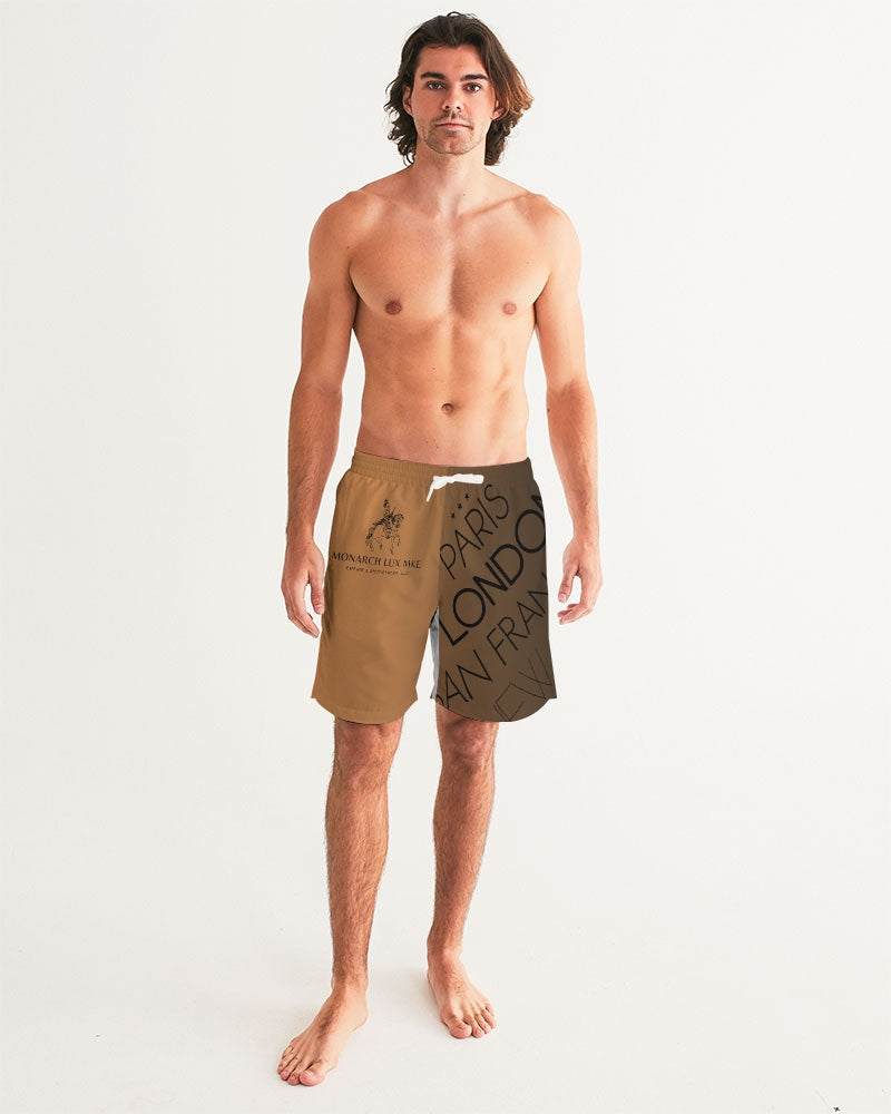 Monarch Luxury MKE - Absolute Mogul Men's All-Over Print Swim Trunk