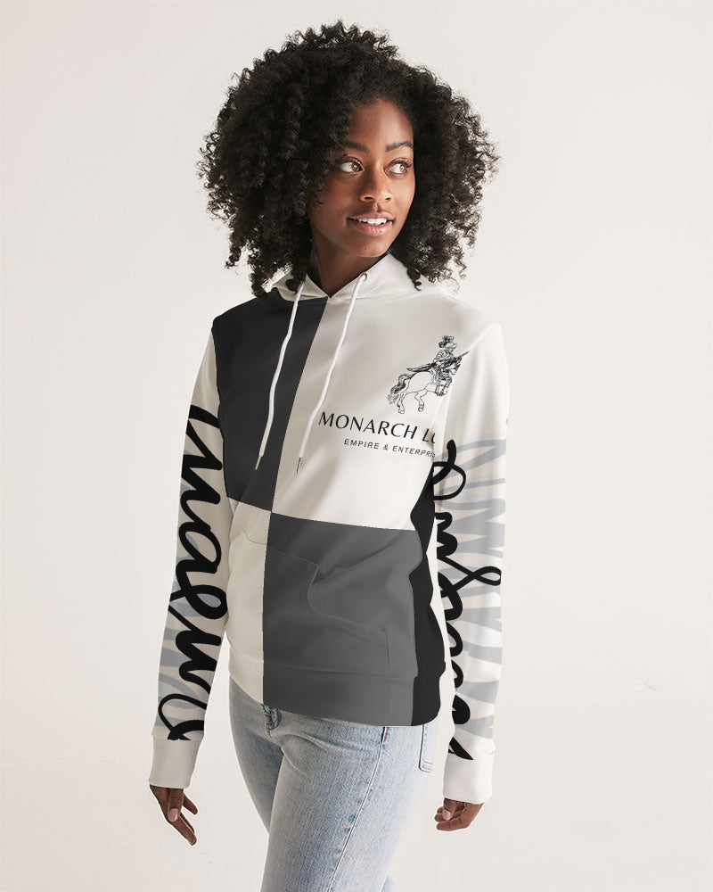 Monarch Luxury MKE - Eboni-Onyx Women's All-Over Print Hoodie