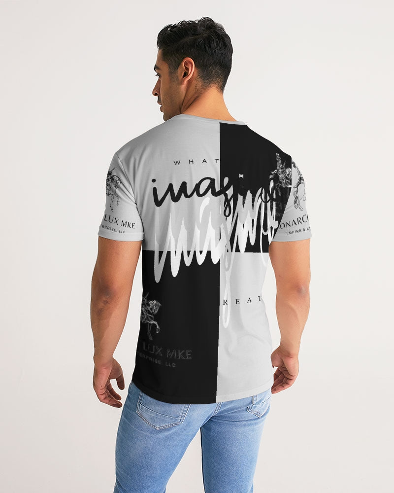 Monarch Luxury MKE - White Smoke Men's All-Over Print Tee