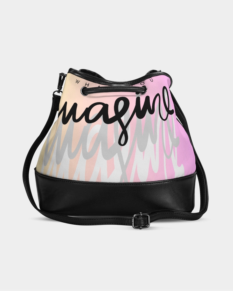 Monarch Luxury MKE - Millenial Orchid Mini Drawstring Bucket Bag