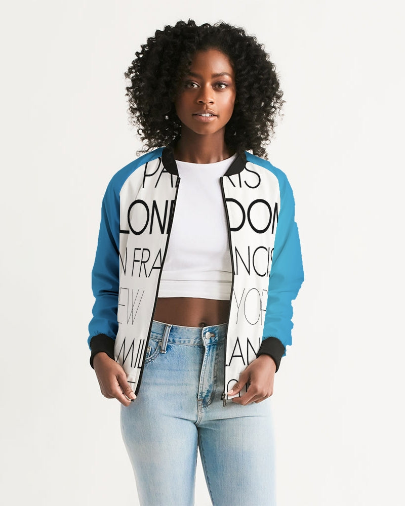 Monarch Luxury MKE - Imagine (Cortana) Women's All-Over Print Bomber Jacket