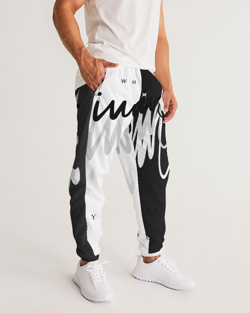 Monarch Luxury MKE - Eboni-Onyx Men's All-Over Print Track Pants