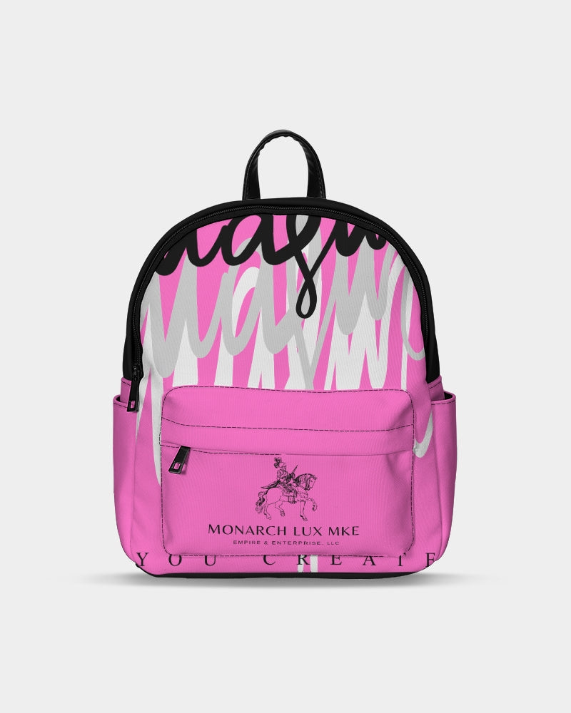 Empress Pink Mini Canvas Backpack