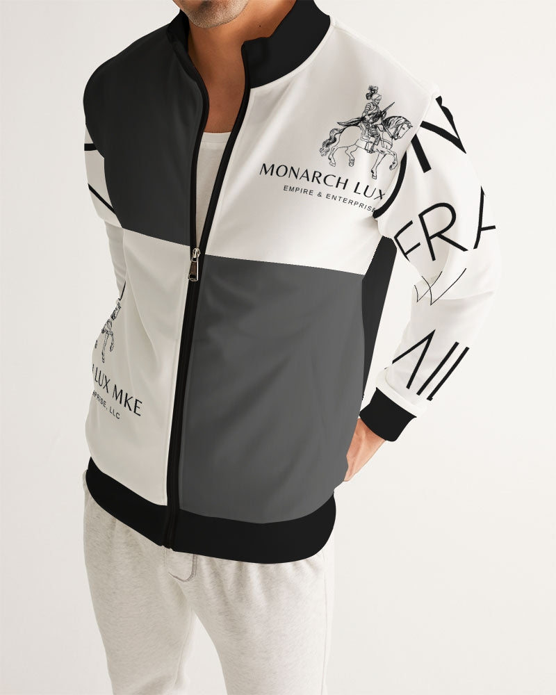 Monarch Luxury MKE - Eboni-Onyx Men's All-Over Print Track Jacket