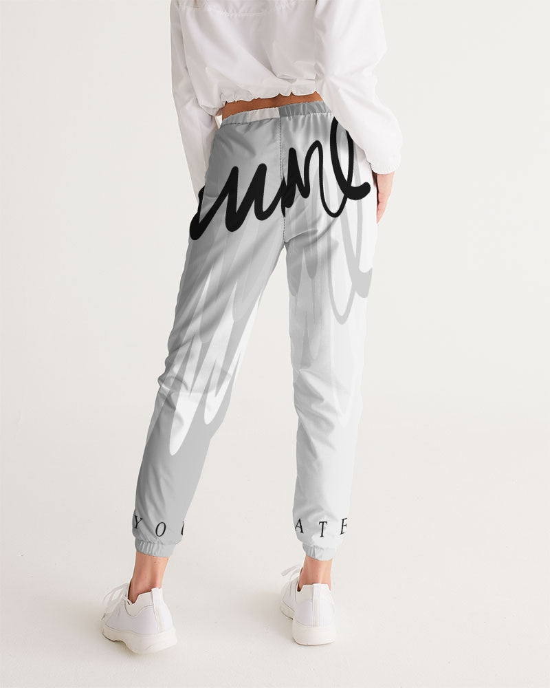 Monarch Luxury MKE - White Smoke Women's All-Over Print Track Pants