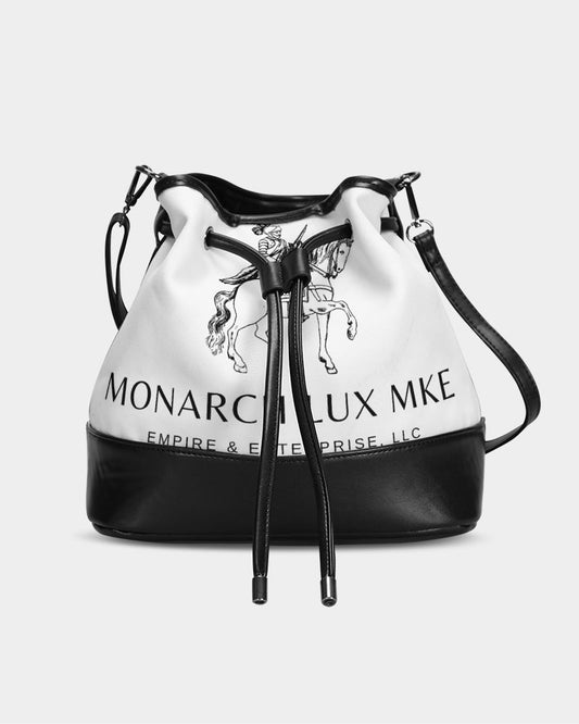 Monarch Luxury MKE - Millenial Orchid Mini Drawstring Bucket Bag