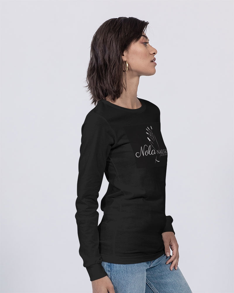 Nola Nails & Spa Unisex Jersey Long Sleeve Tee | Bella + Canvas