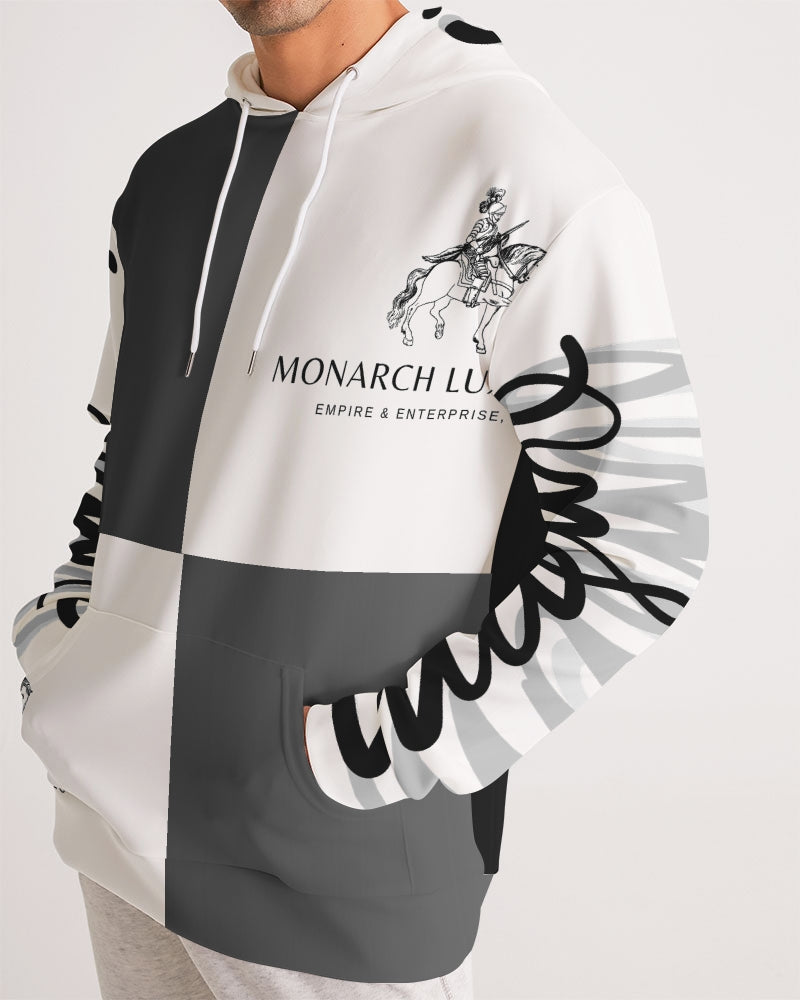 Monarch Luxury MKE - Eboni-Onyx Men's All-Over Print Hoodie