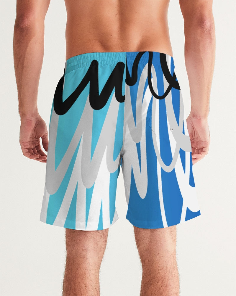 Monarch Luxury MKE - Imagine (Cortana) Men's All-Over Print Swim Trunk