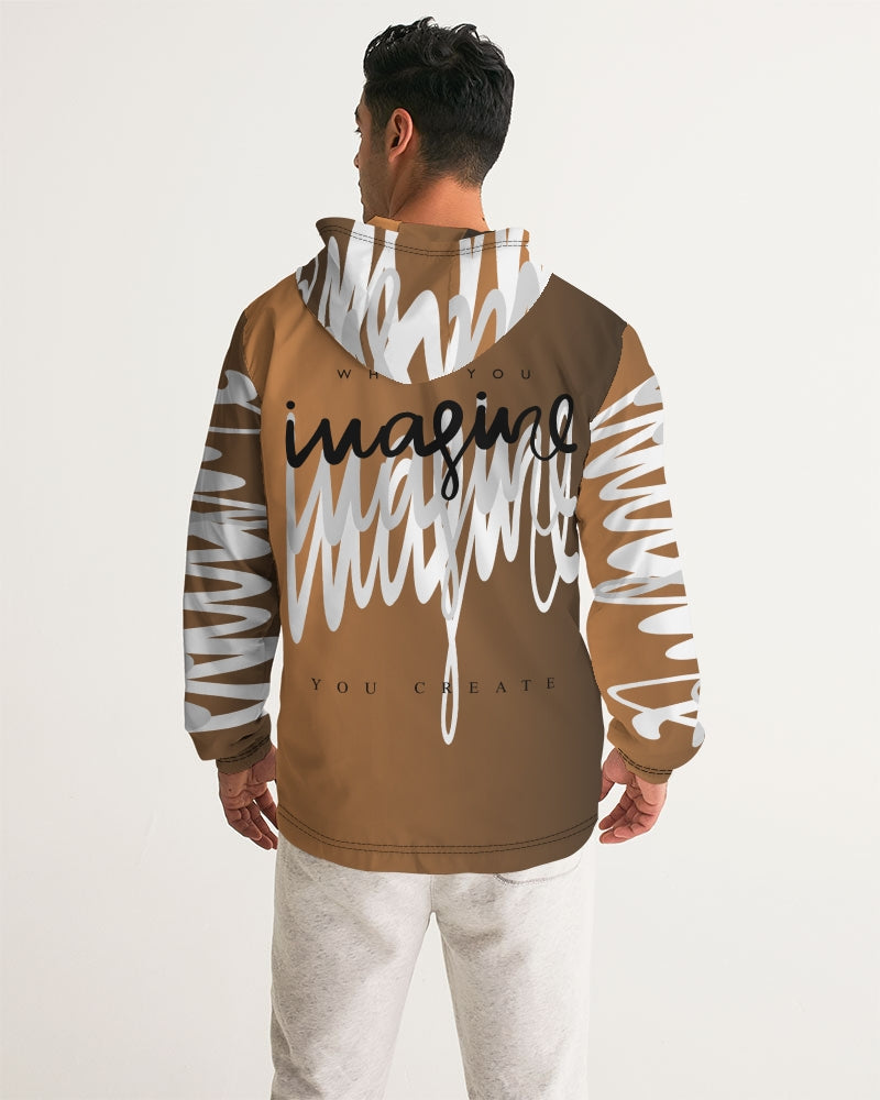 Monarch Luxury MKE - Absolute Mogul Men's All-Over Print Windbreaker