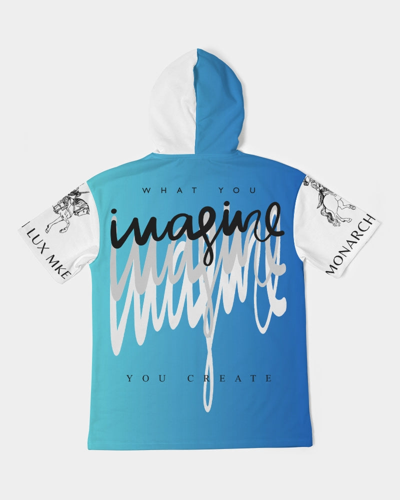 Monarch Luxury MKE - Imagine (Cortana) Men's All-Over Print Premium Heavyweight Short Sleeve Hoodie