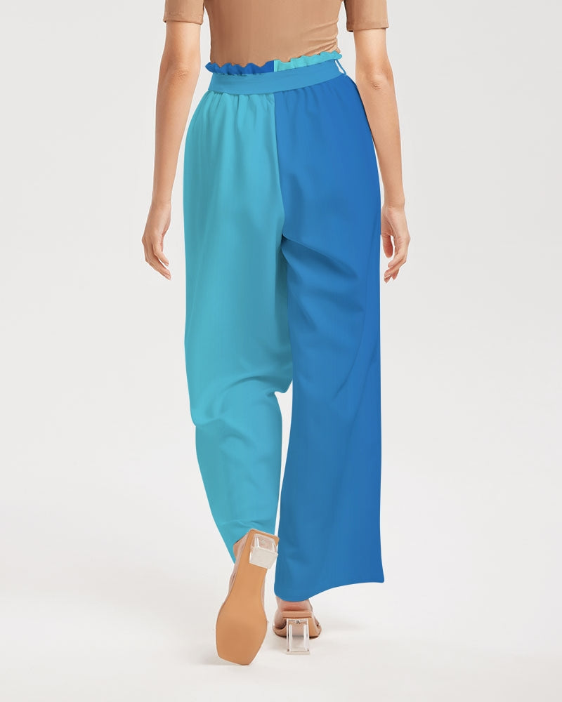 Monarch Luxury MKE - Imagine (Cortana) Women's All-Over Print High-Rise Wide Leg Pants