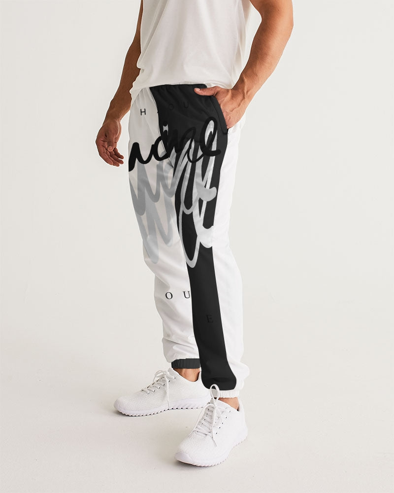 Monarch Luxury MKE - Eboni-Onyx Men's All-Over Print Track Pants