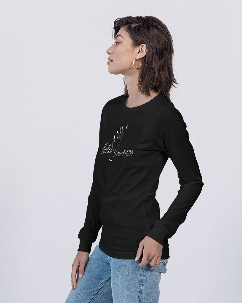 Nola Nails & Spa Unisex Jersey Long Sleeve Tee | Bella + Canvas