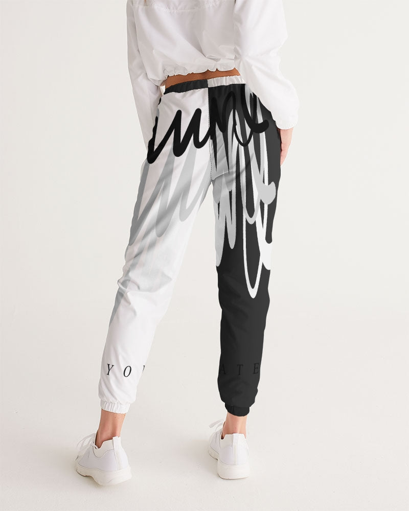 Monarch Luxury MKE - Eboni-Onyx Women's All-Over Print Track Pants