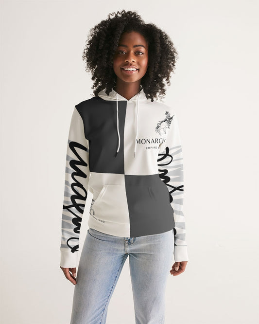 Monarch Luxury MKE - Eboni-Onyx Women's All-Over Print Hoodie