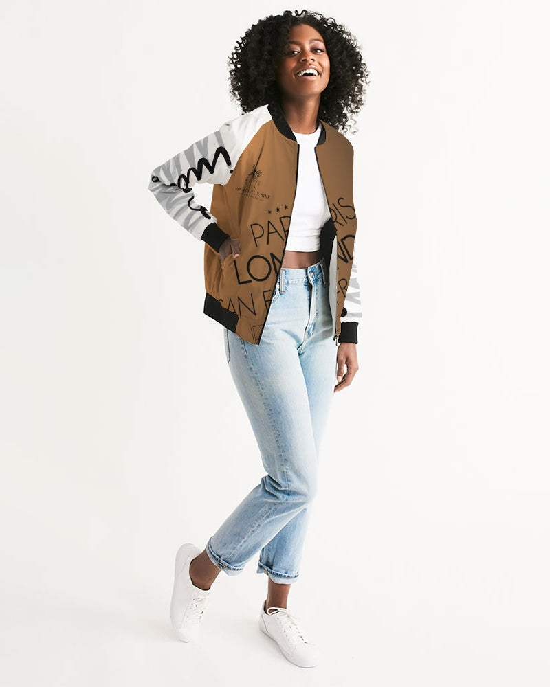 Monarch Luxury MKE - Absolute Mogul Women's All-Over Print Bomber Jacket