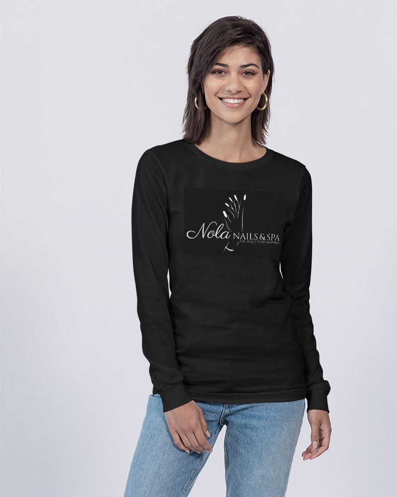 Nola Nails & Spa Unisex Jersey Long Sleeve Tee | Bella + Canvas