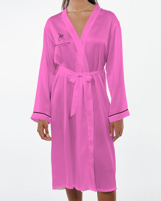 Empress Pink Women’s Satin Robe