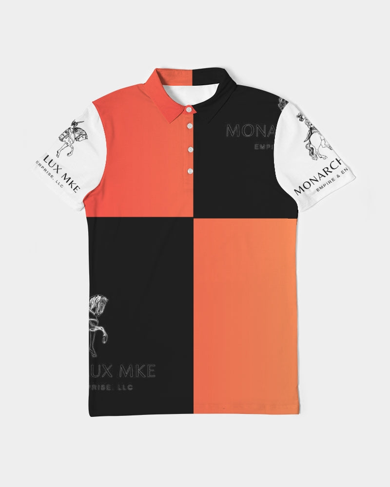 Monarch Luxury MKE - Imagine (Rubi) Men's All-Over Print Slim Fit Short Sleeve Polo