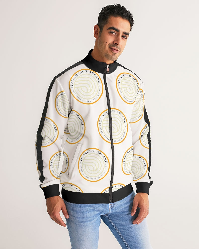 Monarch Lux MKE Men's All-Over Print Stripe Sleeve Track Jacket