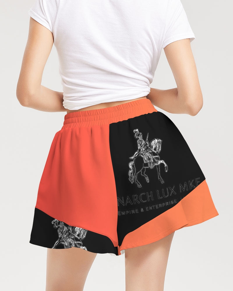 Monarch Luxury MKE - Imagine (Rubi) Women's All-Over Print Ruffle Shorts