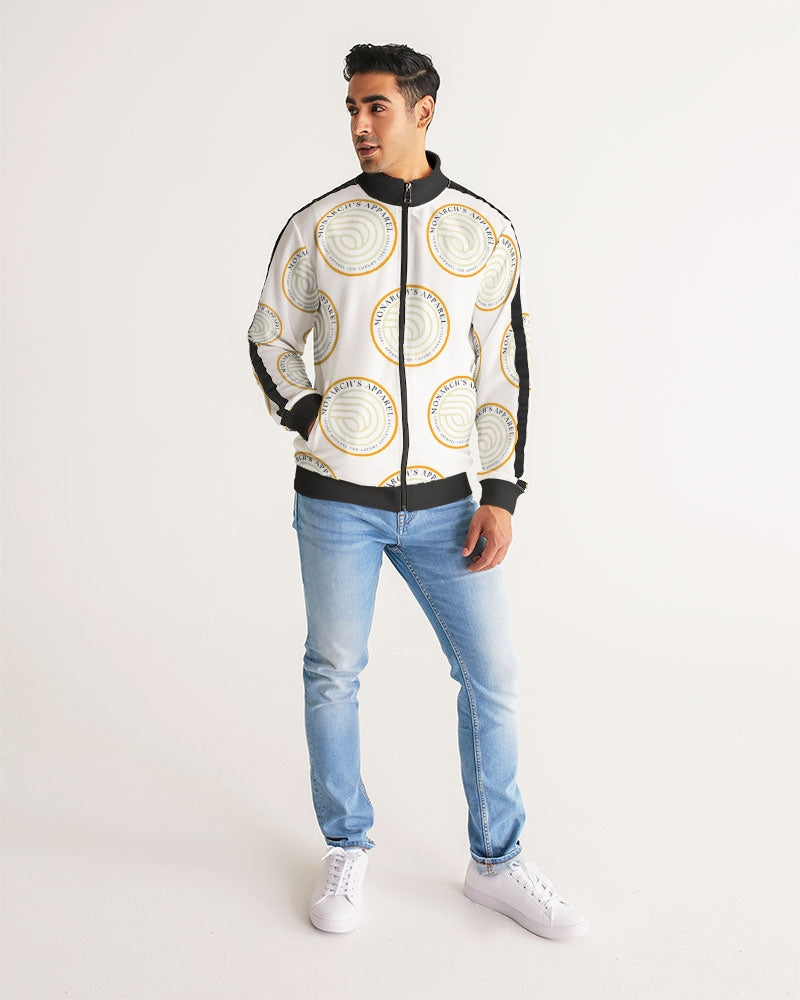 Monarch Lux MKE Men's All-Over Print Stripe Sleeve Track Jacket