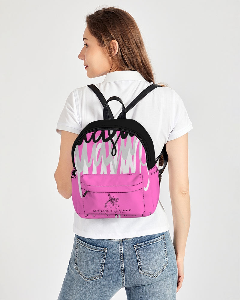 Empress Pink Mini Canvas Backpack