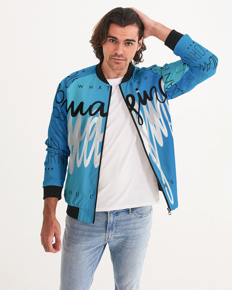 Monarch Luxury MKE - Imagine (Cortana) Men's All-Over Print Bomber Jacket