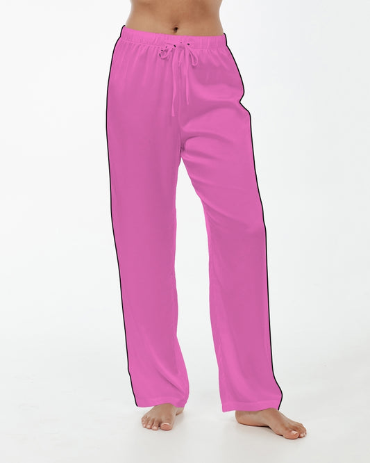 Empress Pink Women's Satin Pajama Pants