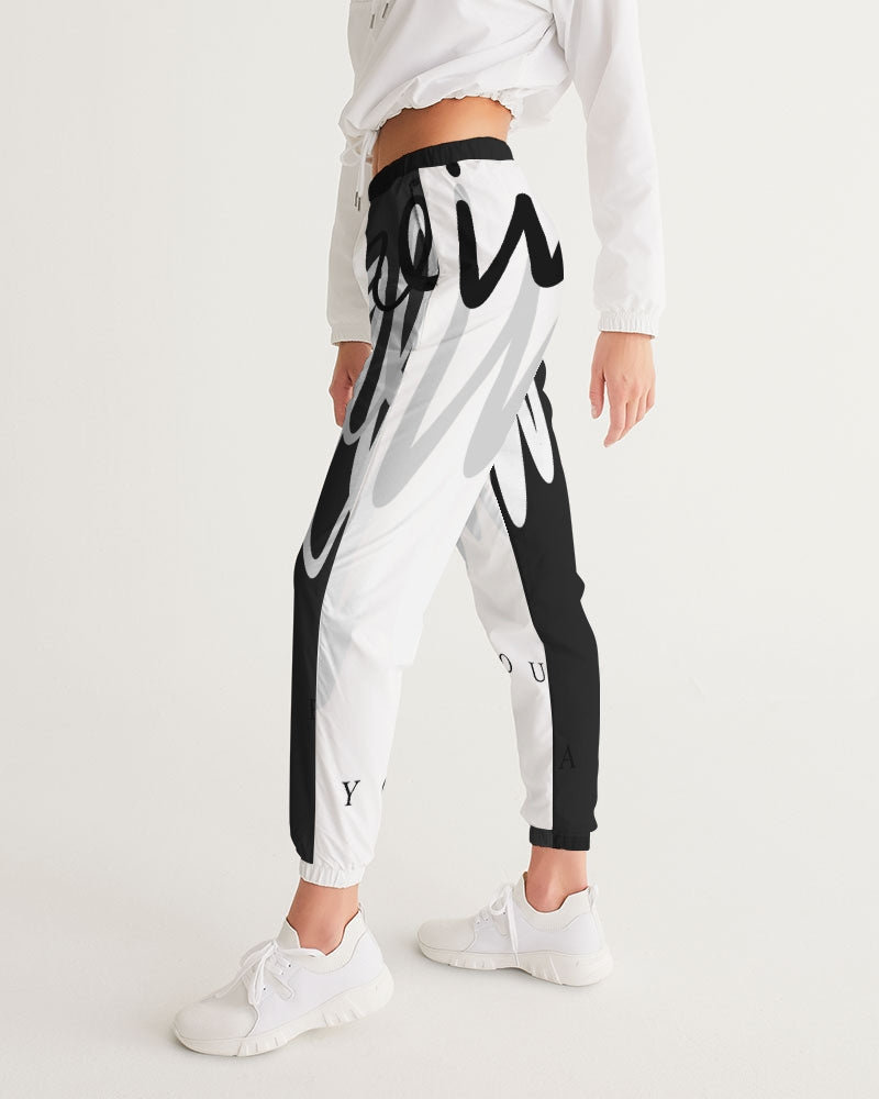 Monarch Luxury MKE - Eboni-Onyx Women's All-Over Print Track Pants