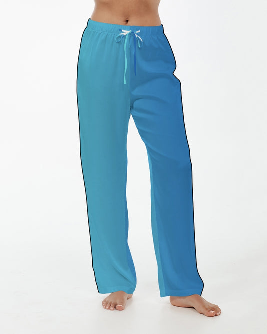 Cortana Blue Empress Women's Satin Pajama Pants