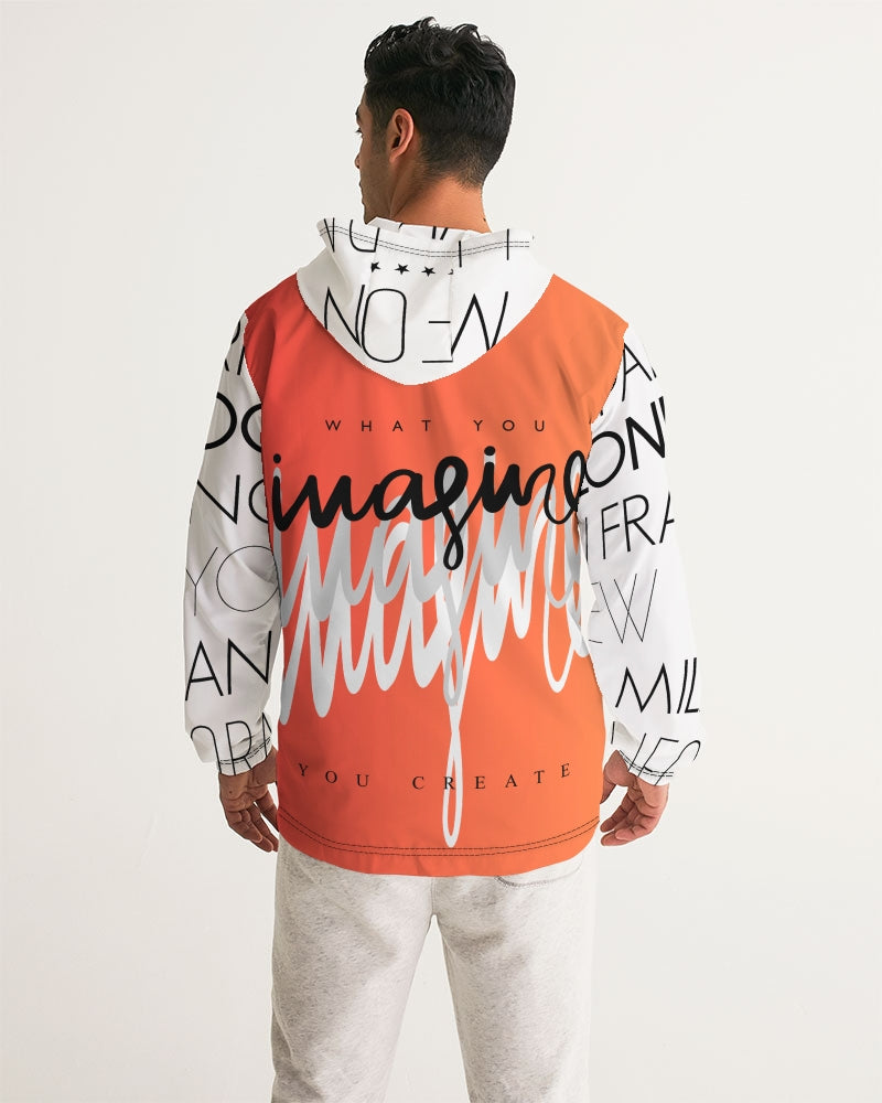 Monarch Luxury MKE - Imagine (Rubi) Men's All-Over Print Windbreaker