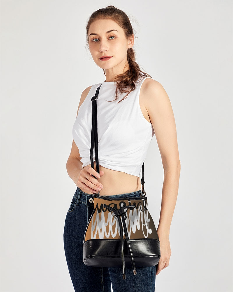 Monarch Luxury MKE - Absolute Mogul Mini Drawstring Bucket Bag