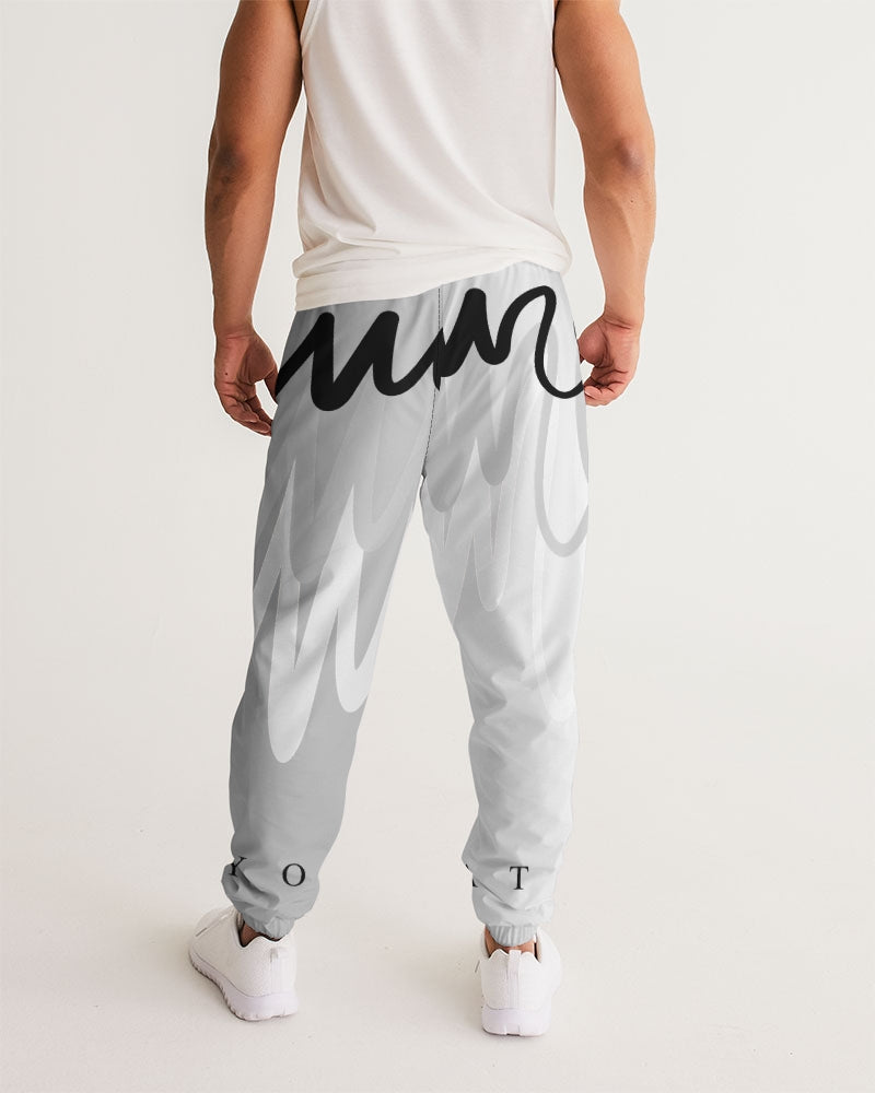 Monarch Luxury MKE - White Smoke Men's All-Over Print Track Pants